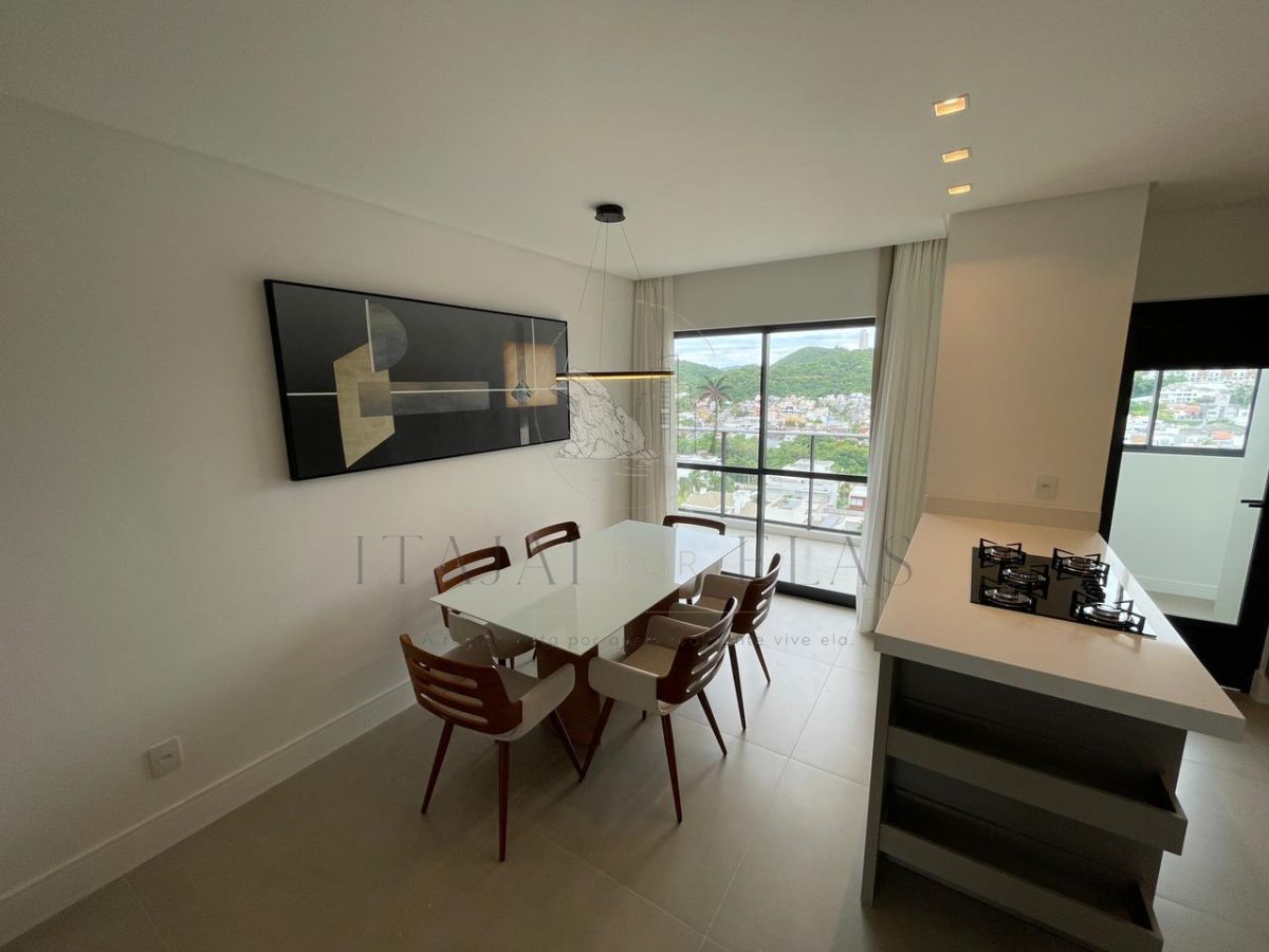 Apartamento na praia brava 2 dormitórios mobiliado 