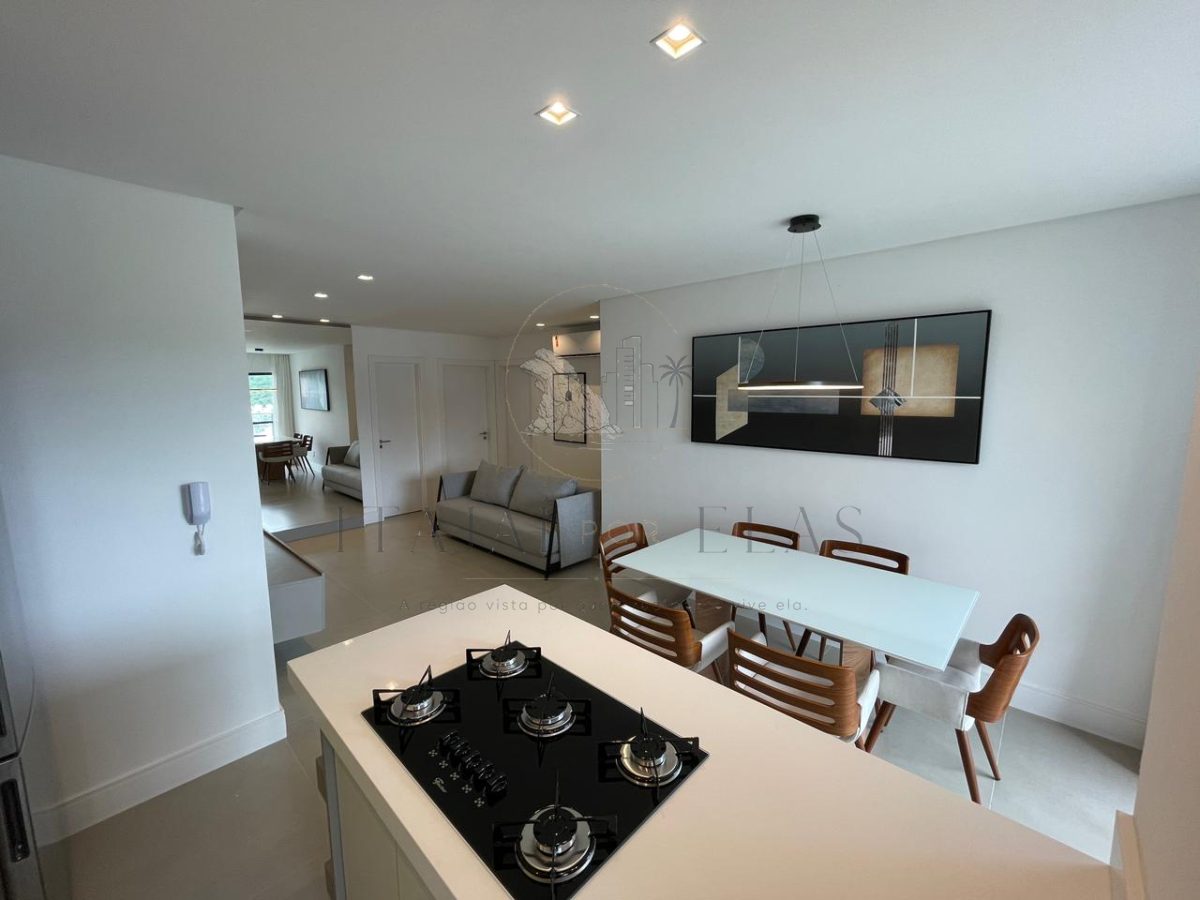 Apartamento na praia brava 2 dormitórios mobiliado 