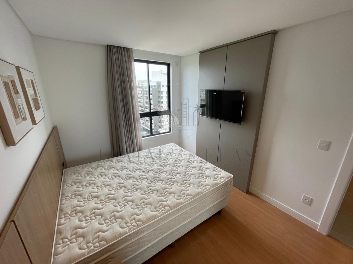 Apartamento na praia brava 2 dormitórios mobiliado 